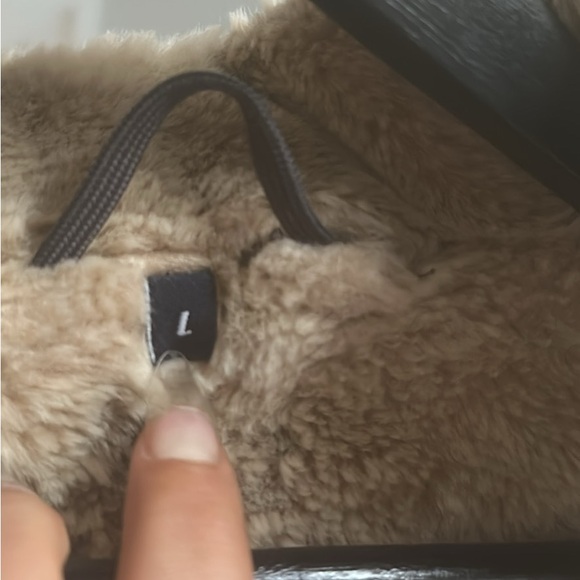 Women's Brown Fur-Lined Military Jacket - Picture 3 of 4